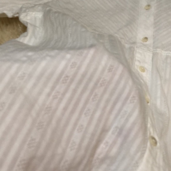 Woolrich button down white blouse size M - Picture 5 of 10